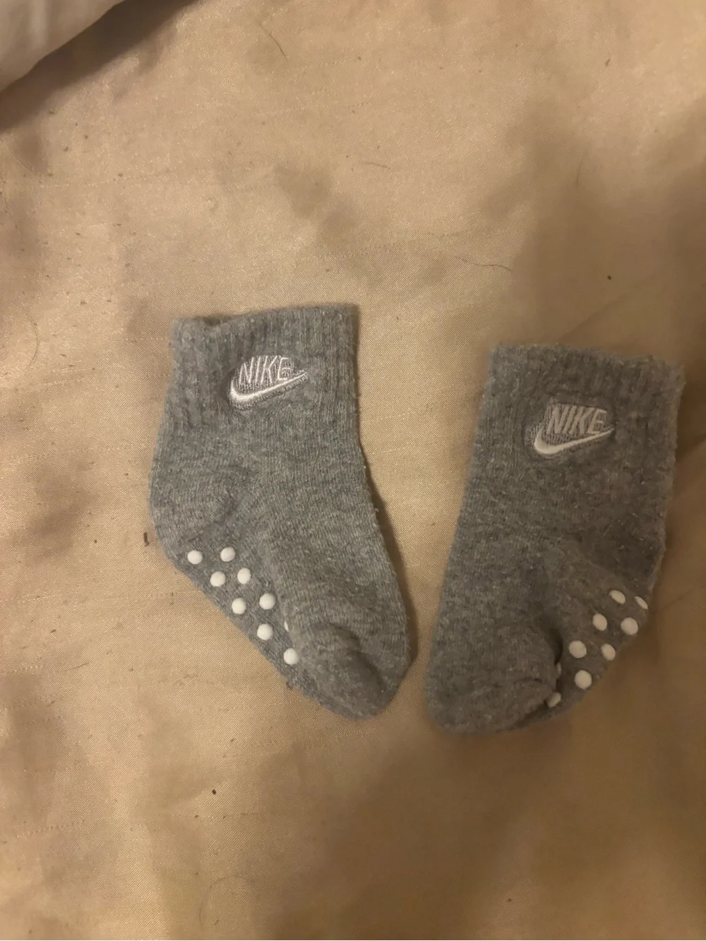 Nike Gray Baby/Toddler Grip Socks - 4 Pack